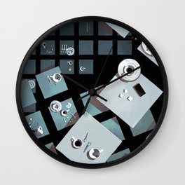 Coffee Wall Clock | Oil, 3D, Pop Art, Surrealism, Painting, Digital, Space, Films, Illusion, Jimjarmusch 
