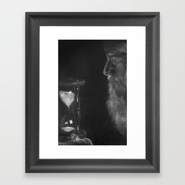 Father Time Framed Art Print