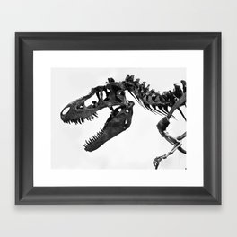 Tyrannosaurus Rex Skeleton Framed Art Print