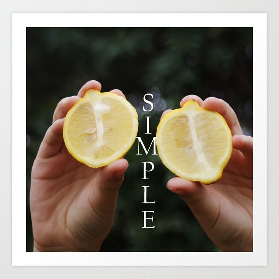 Simple Art Print