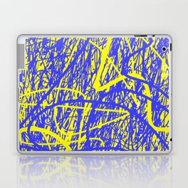 Ukraine Artwork Series - Blue & Yellow Abstract Laptop Skin