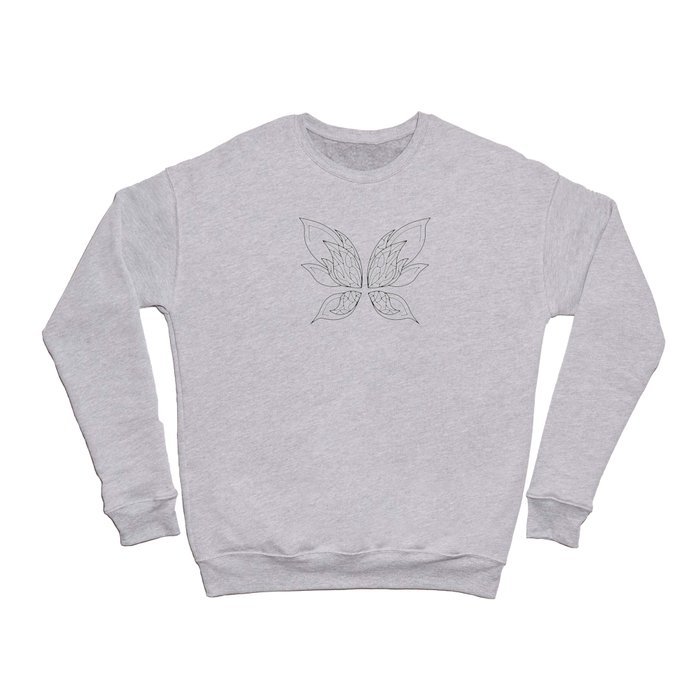Line of Butterfly Wings Crewneck Sweatshirt
