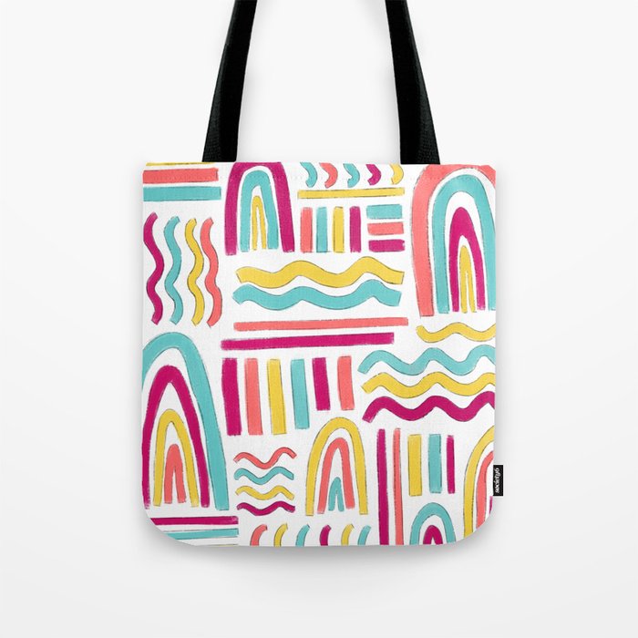 line and curves  Tote Bag