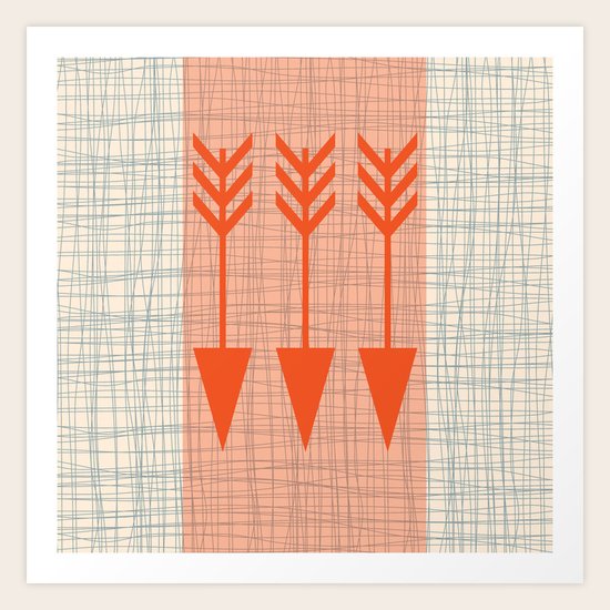 Red Arrows Art Print