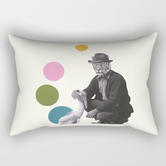 A False Sense of Security Rectangular Pillow