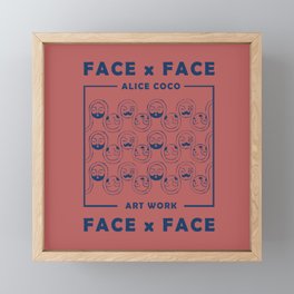FACE x FACE Framed Mini Art Print