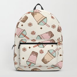 Bubble Tea, Boba Tea, Cute Pattern Backpack