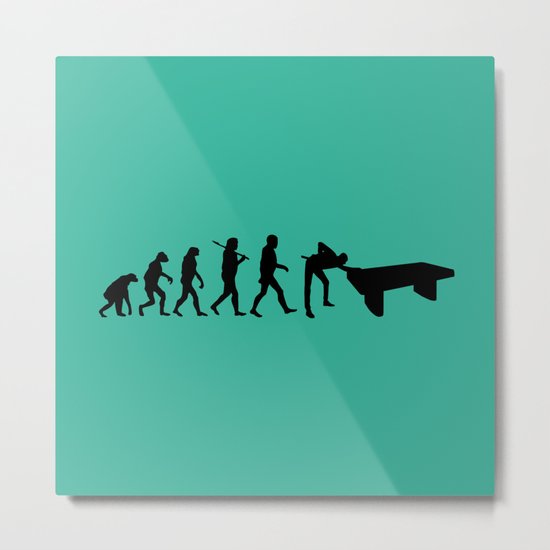 Evolution snooker Metal Print