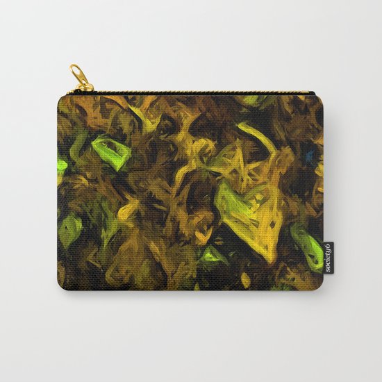 Tree with Brown, Gold and Green Leaves Carry-All Pouch