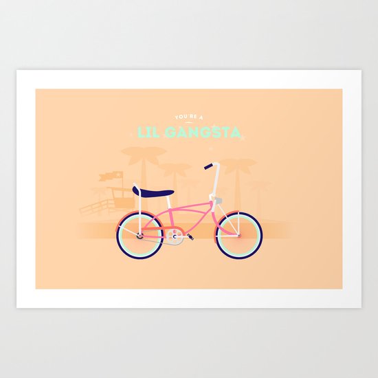 Lil' Gangsta Art Print