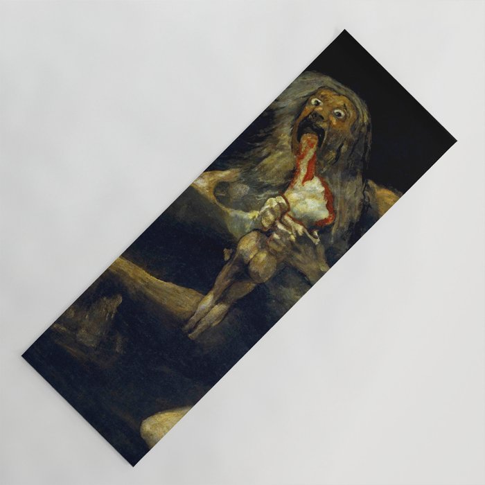 Francisco Goya "Saturn Eating his Son" Yoga Mat