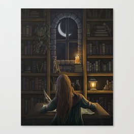 Workin' Late Canvas Print