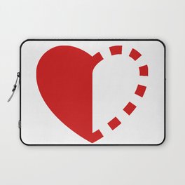 Micah Mason Foundation Red Heart Laptop Sleeve