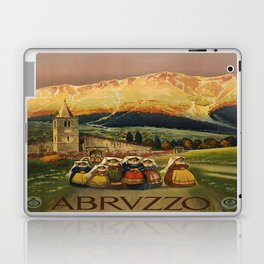 Abruzzo - Vintage Travel Poster Laptop Skin