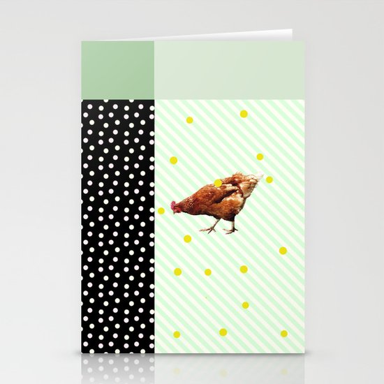 Une poule Stationery Cards