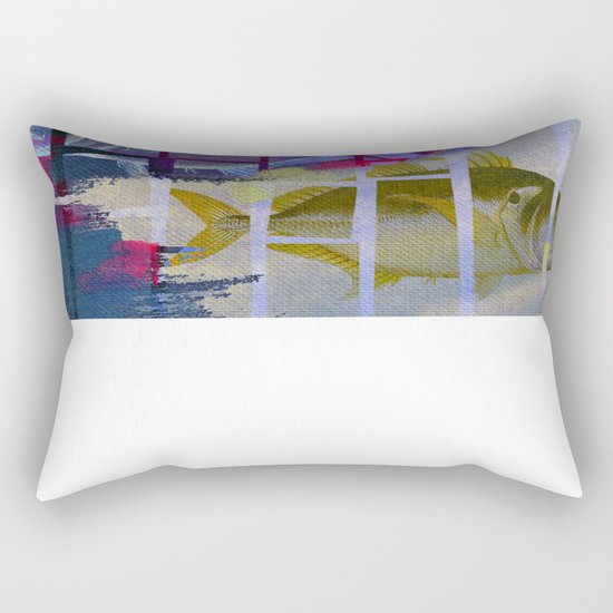 Fish Under Strong Radiation 3 Rectangular Pillow