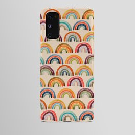 Rainbow Watercolor – Retro Palette Android Case