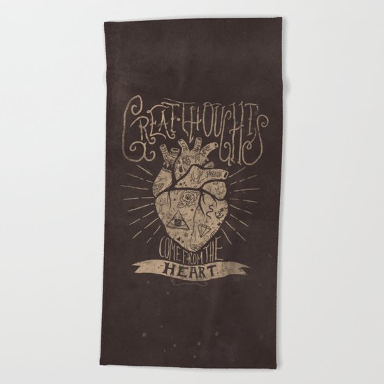 Great Thoughts Beach Towel