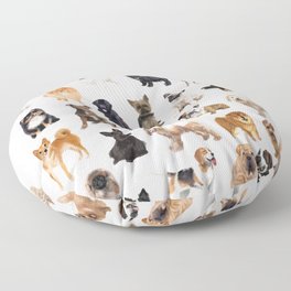All the Dogs Floor Pillow