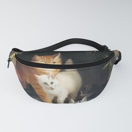 Cat with Kittens Fanny Pack