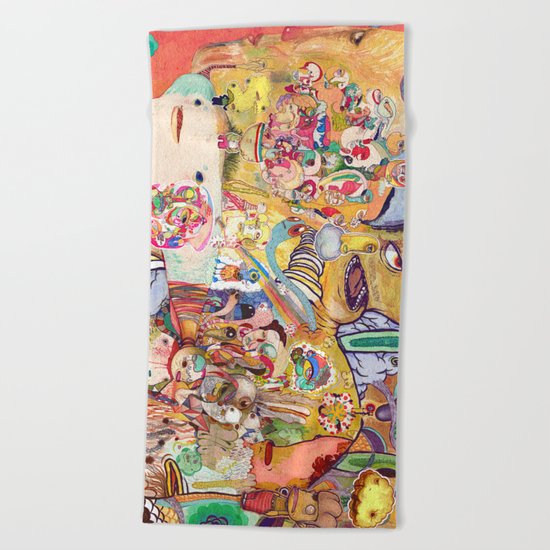monster of mind ( Renovate work 2008-2016) Beach Towel