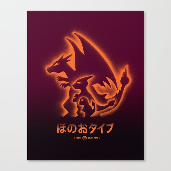Mega Fire Canvas Print
