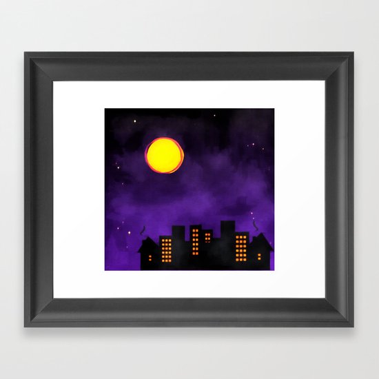 Night Shift Framed Art Print
