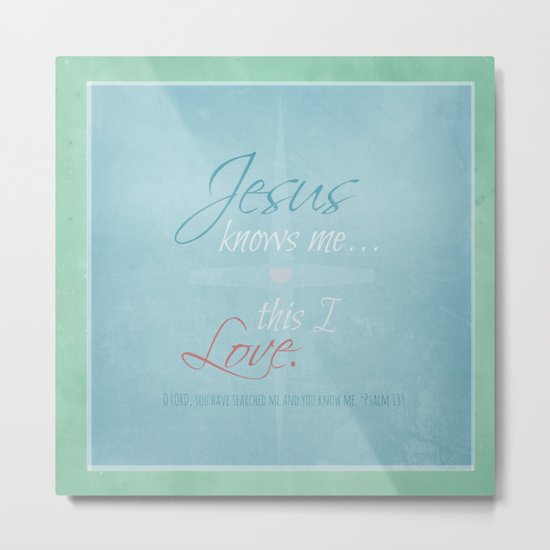 This I Love Metal Print