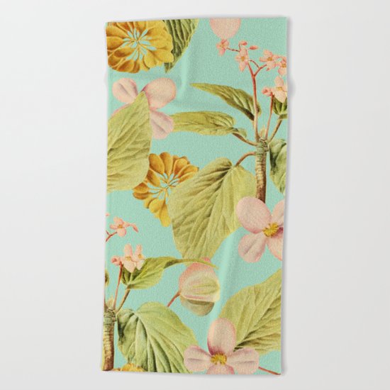 Vintage Summer #society6 #decor #buyart Beach Towel