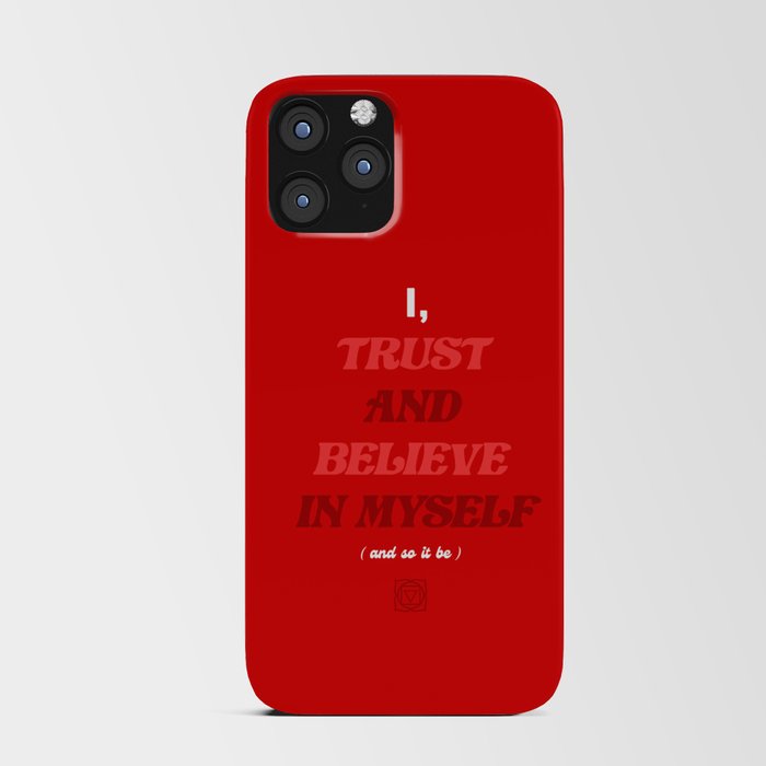 Root Chakra - I Trust And Believe In Myself  iPhone Card Case