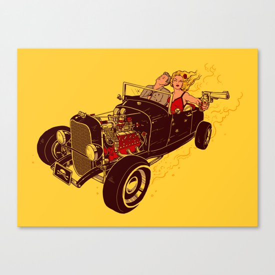 Bonnie & Clyde Canvas Print