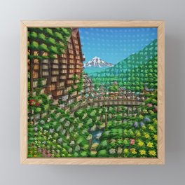Quantum Forest Framed Mini Art Print