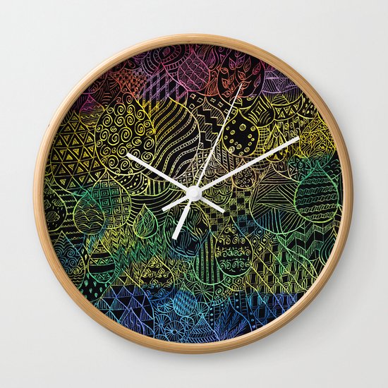 Drops Wall Clock