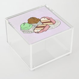 F is for Frog Cake Acrylic Box