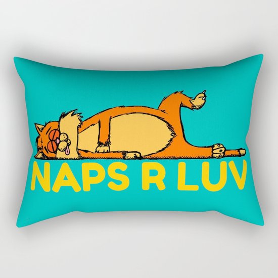 Naps Are Love Rectangular Pillow