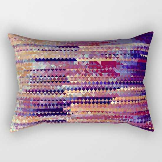 Triaglitch Rectangular Pillow