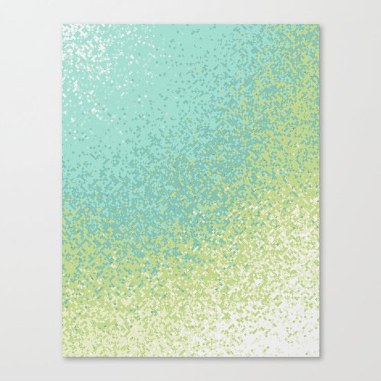 Abstract Green Blend Canvas Print