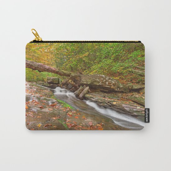 Ricketts Glen Autumn Stream Carry-All Pouch