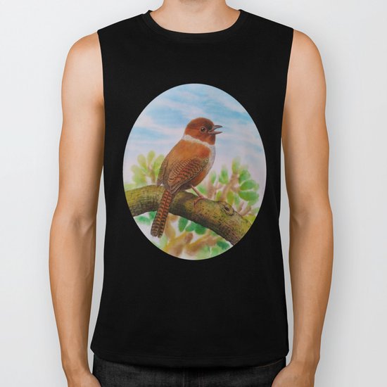 A Brown Bird Biker Tank
