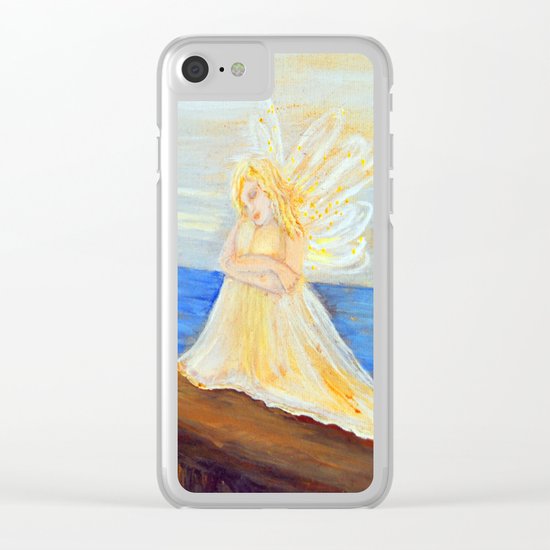 Invite your Angel | Angels are here Clear iPhone Case