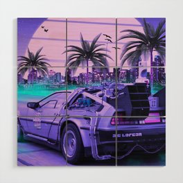 Back to the retrowave Wood Wall Art