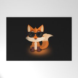 Cool Fox Welcome Mat