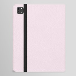 Ultra Pale Pastel Pink Solid Color Hue Shade - Patternless iPad Folio Case