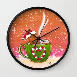 It's hot chocolate time  Wall Clock