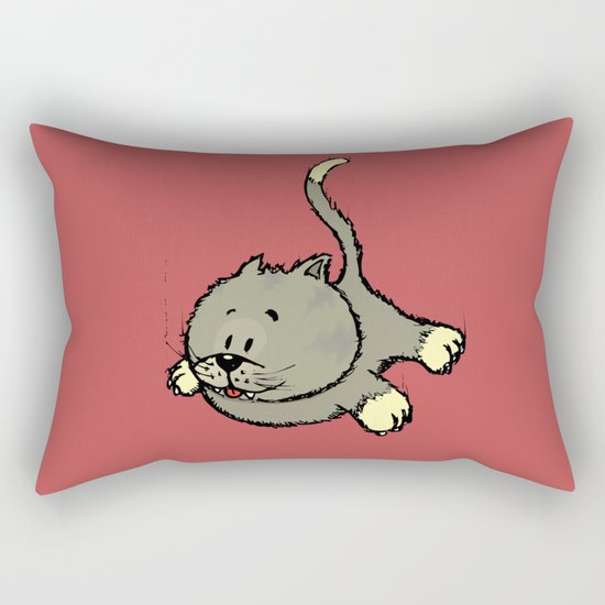 I always land on my feet Rectangular Pillow