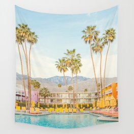 Palm Springs Pool Wall Tapestry