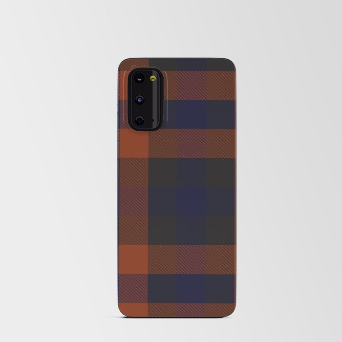 Classic Modern Plaid Tartan Seamless Pattern.  Android Card Case