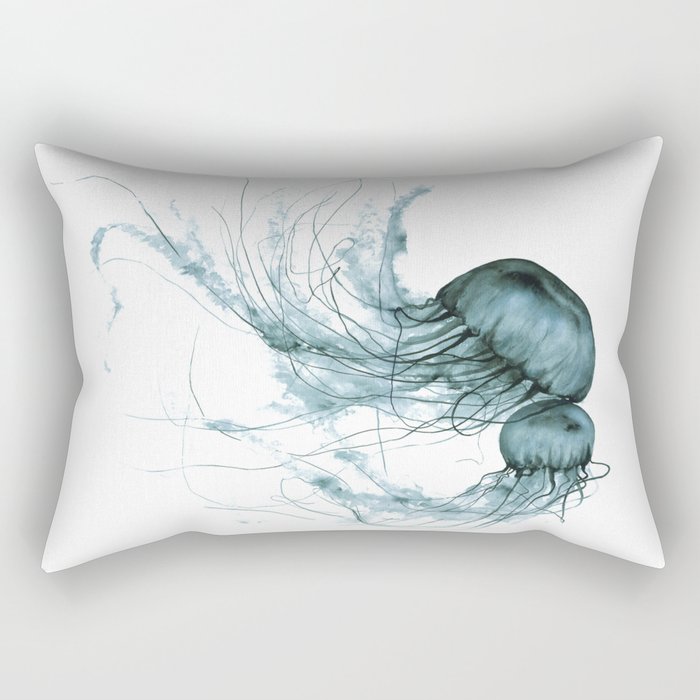 Emerald Waltz, Pacific Sea Nettle Rectangular Pillow