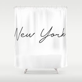 new york Shower Curtain