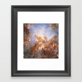 Hercules Salon - François Le Moyne - Classic Painting Framed Art Print